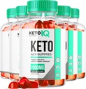 (5 Pack) Keto IQ - Official Keto IQ ACV Gummies Premium All Natural 1050mg, KetoIQ Apple Cider Vinegar Advanced Formula, Keto IQ Reviews, KetoIQ Gummys ACV Support, 300 Gummies for 5 Months