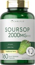 Carlyle Soursop Laves (Carlyle Soursop Laves) ® 124; 2000mg ® 124; 160 kapsulės (Capsules) ® 124; Tradicinė žolė ® 124; Non GMO, Gluten Free Addition