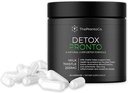 Pronto kepenų detox papildas - pieno Thistle ekstraktas 200mg, kepenų Cleanse & Support Pills, Detox formulė kepenų sveikatos, 50 kapsulių