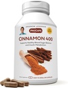 ANDREW LESSMAN Cinnamon 400mg - 30 kapsulių - didelio stiprumo, standartinis ekstraktas. Nėra priedų. Mažos, lengvai nuryjamos kapsulės