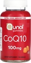Qunol CoQ10 Gummies, CoQ10 100mg, Delicious Gummy Supplements, Coenzyme Q10 Helps Support Heart Health, Vegan, Gluten Free, Ultra High Absorption - 90 Count