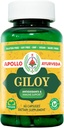 Organic Giloy (Guduchi) Milteliai žolinė kapsulė 124; natūralus augalinis priedas imuninei paramai, energetikai ir virškinimui 124; ekvivalentas 5000 mg - 60 Vega kapsules ® 124; pagaminta JAV