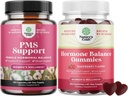 Bundle of Advanced PMS support Addition for Low Energy and Hormone Balance for Women of All Ages - PMS Gummies