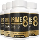 PRIME 8 100% Autentiškas originalus - 124; Prime8 oficiali formulė (4 rinkinys) 120 dienų