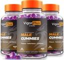 NutraRize (3 Pack) Vigor Plux, VigorPlux Male Gummies, VigorPlux Gummies for Men, All-Natural Supplement to Support Overall Performance and Confidence, Official Gummy s Formula Reviews (180 Gummies)