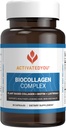 ActivedYou BioCollagen Complex Plant-Based Collagen for Women & Men - Dizainas skatinti odos kietumas, raumenų stiprumas ir plaukų apimtis, 2 kasdien kapsulės Palaiko jaunatvišką išvaizdą ir bendrą mobilumą