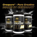 PVL Creapure Creatine - 100% Pure Vokietijos kreatino monohidratas Milteliai - 82 Servings - 410 g