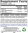 Geriausi natūralūs vitaminai K2 (MK7) su D3 ir vitaminu D3 10000 I