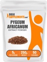 BulkSupples.com Pygeum Africanum ekstraktas Milteliai - iš Pygeum Bark, Nutritional Addition - Gluten Free - 5g per Serving, 250g (8,8 oz) (pakuotė iš 1)