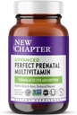 New Chapter Advanced Perfect Prenatal Vitamins, 96ct, Made with Organic, Non-GMO Ingredients for Healthy Baby & Mom - Folate (Methylfolate), Whole-Food Fermented Iron, Vitamin D3 + Ginger