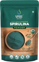 Organiniai Spirulina milteliai, 100% Veganas, Natūralus augalinis maistas su baltymu, vitaminai, mineralai, ne GMO, ne-švitinimas, USDA Sertifikuotas (200 Gramas)