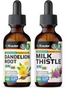 BIO KRAUTER Dundelion Tincture 2 Fl. Oz. & Milk Tistle Tincture 2 Fl. Oz.