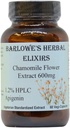Barlowe 's Herbal Elixirs Chamomile Flower Extract ® 124; German Chamomile Addition Bendrijoje 124; Matricaria Chamomila ® 124; 1,2% Apigenin ® 124; 600mg vienoje kapsulėje ® 124; 60 Vegi Capsules ® 124; Stearate Free 124; Stiklinis butelis